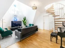 nestup - 130 qm Maisonette-Penthouse - Dachterrasse mit exklusivem Panoramablick