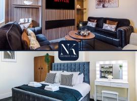 Stylish 3BD Family Home - Perfect for Groups - Coop Live & Etihad - Free Parking, hotel v Manchesteru