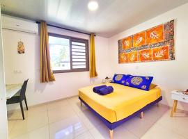 Fare Re'are'a - Charmant bungalow c&ocirc;t&eacute; mer proche de la plage de Temae, bungalow i Moorea