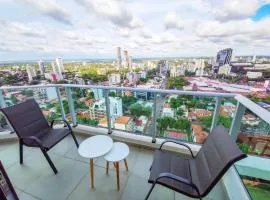 Luxury 2 Bedroom "Wake Up in the Sky" Best Views & Location in Asuncion