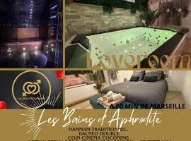 Évasion duo, Suite Atypique privative, Hammam & Balnéo, love hotel en Auriol