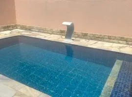 House near the blue coast beach and the Iriri lagoon