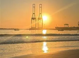 Casa pé na areia