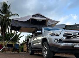 Island Escape Plus Rooftop Camper Glamping Gear Included, campsite in Anahola