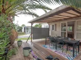 Mobil-home 6 pers avec piscine