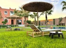 Villa Palmiers 4ch piscine ensoleillée 20mn Agadir