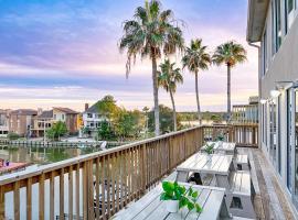 Waterfront, casa de alquiler en un lago en Houston