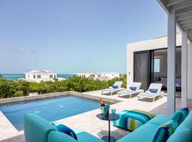 Skyline Villas - Villa Pluto Oceanfront with Private Pool, chalupa v destinaci Turtle Cove