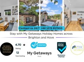 Garden Lodge With Parking By My Getaways, hotel en Rottingdean