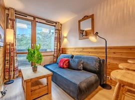 Ski in and out heart of Val Thorens - 1BR Sleeps 4 people，位于葱仁谷的酒店