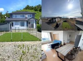 Private villa with a dog run and ocean view