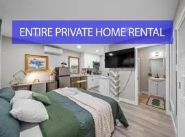 Entire Private Studio with 1 King Bed, Full Kitchen, Gated Yard, Available Now