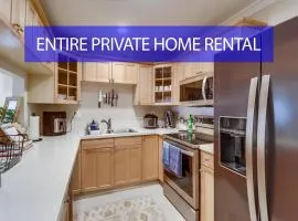 Entire Private 3-BR Family Home Free Pool, Tub and Parking, Available Now