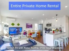 Entire Private 3-Bedroom Home near San Diego Downtown & Beach, Available Now