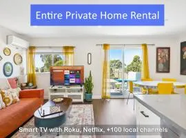 Entire Private 3-BR Home w Balcony Views 10-mins to SD Gaslamp, Downtown, Available Now