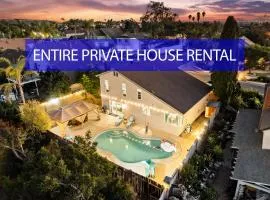 Entire Private Pool, King Bed, 2 Living Room, Gate Yard in Rancho, Available Now