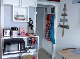 Petit studio lumineux vue montagne