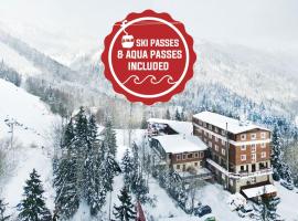 Hotel Srdiečko, hotel with hot tubs in Tale