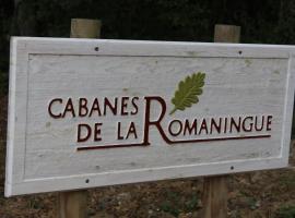 Cabanes de la Romaningue, hotel a Pompignac