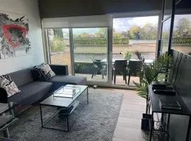 2 bedroom apartment at Knokke-Heist, near Zeebrugge, overlooking the lake