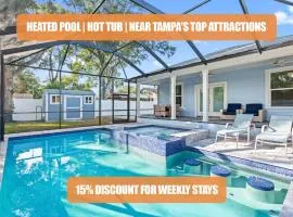 Luxury Stay Heated Pool and Hot Tub Fenced Yard