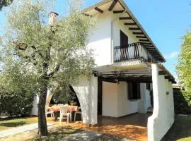 Peaceful villa with outdoor fireplace