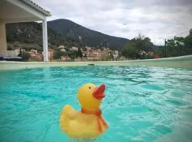 La vie en rose, villa with a view