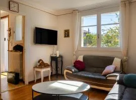 Appartement climatisé avec jardin
