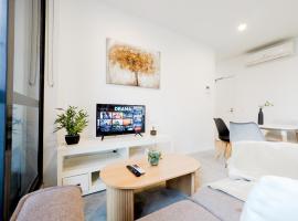 मेलबोर्न में, होटल Exquisite and warm 1BR nest in Footscray Pool Gym