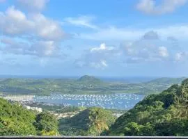 Location studio sur les hauteurs du Marin