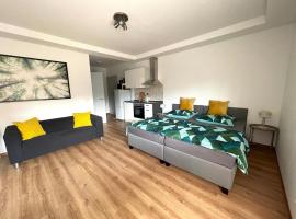 1-Raum-Wohnung mit Balkon, am Kurpark am Gradierwerk, hotel em Schönebeck