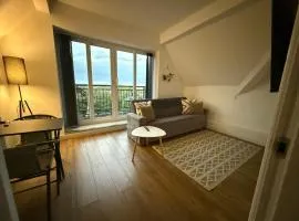Two-Bedroom Apartment with Scenic Balcony View