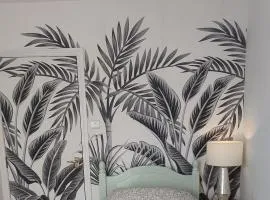 Cheltenham town centre with parking space