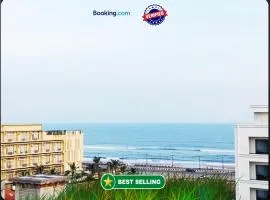 SEA VIEW - BALCONY ROOMS -HOTEL NEW BEACH RESORT - PURI - Lift-Parking - Restaurant - Breakfast Included
