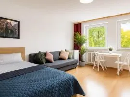 Quiet & Modern Studio near Tram & River Lech