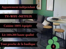 Charmant T2 refait à neuf 1chambre 1 canapé lit dans le bureau et 1 canapé lit dans le salon, hotel a Saint-Nicolas-de-Port