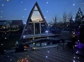 Cabana A Frame de pe Malul Iazului