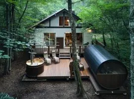 Villa Noël Kitakaruizawa Jardin Forest Sauna Hideaway