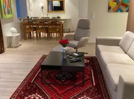 Modern apartment with mountain and sea view