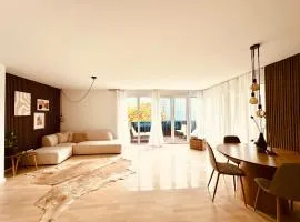 "Pure Living" Modernes Apartment in Böblingen Balkon nahe Stuttgart
