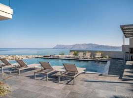 Villa Thealon I New luxury villa with sea view and private infinity pool, hotel in Kissamos
