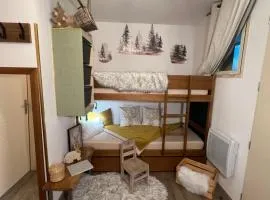 Plein Centre, sublime et confortable, 6 personnes, 2 chambres, Plein Centre, luxueux 6 personnes, 2 chambres , terrasse, vue époustouflante, Tout pédestre, piste à 100m, parking couvert