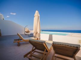 Villa Deep Blue Modern Seaview Villa with Infinity Pool near Lido Beach, ξενοδοχείο σε Orga
