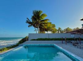 Flat StudioMar - beira mar até 4 p - pé na areia, hotel Coruripében