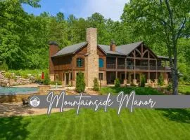 Mountainside Manor l Custom pool & movie theater
