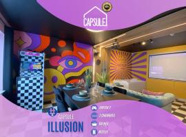Capsule illusion - Balneo - Switch 2 - Mons Centre, hotel v destinaci Mons