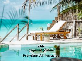 ZAN Tropical Island, hotel with hot tubs in Bwejuu