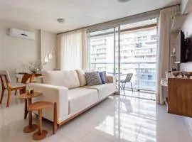 Df plaza - apto luxo, 2 ar condicionados e suíte