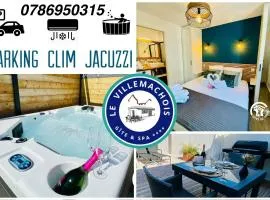 Gîte & Spa Le Villemachois - 4 étoiles - Jacuzzi couvert - Calme et Indépendant - Clim - Parking - 5 min Carcassonne