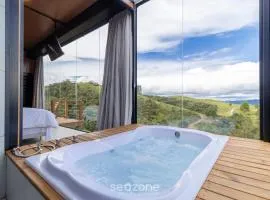 Charmoso chalé com lareira e hidro! VST034